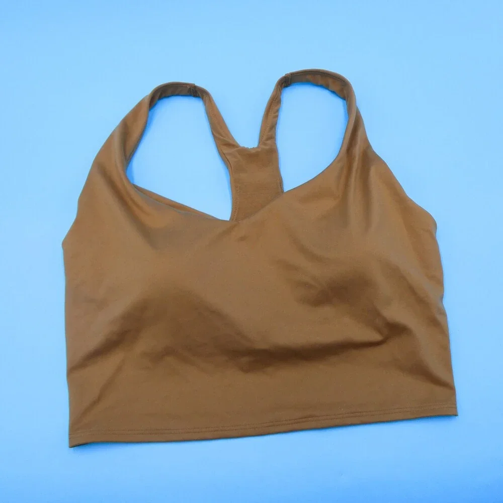 Victorias Secret Sports Bra Large DD Brown Ultimate Lightly Lined‎ Pullover Yuga